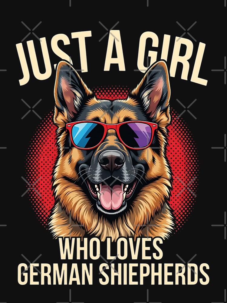 Just A Girl Who Loves German Shepherds Dog Mom Gift by LASTIQUE-dd