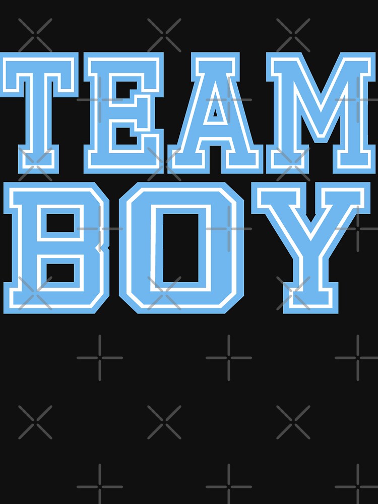 Team Boy Mom Baby Shower Blue Gender Reveal Party Cute Funny Gift by arcadetoystore