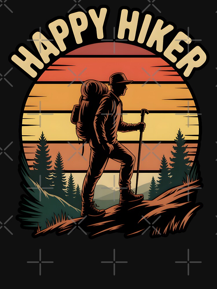Happy Hiker by zarshirts