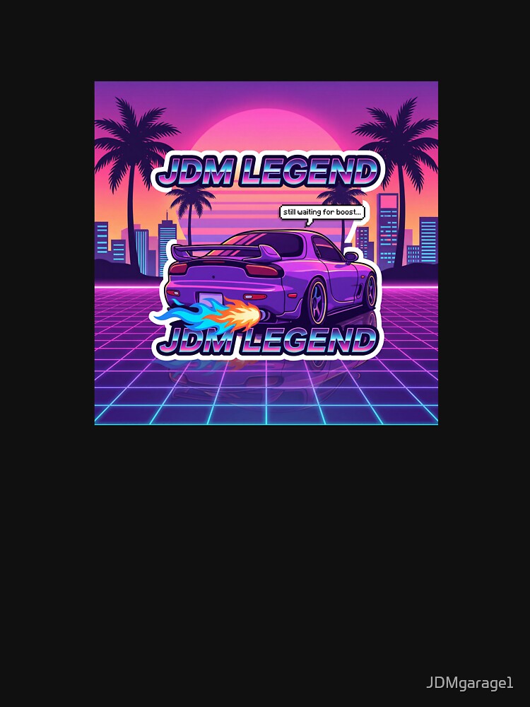 Synthwave JDM Legend RX-7 Sunset Boost by JDMgarage1
