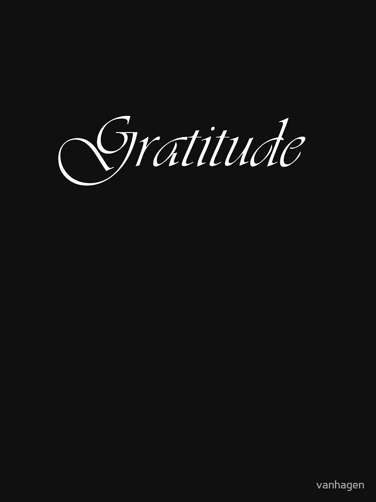 Gratitude by vanhagen