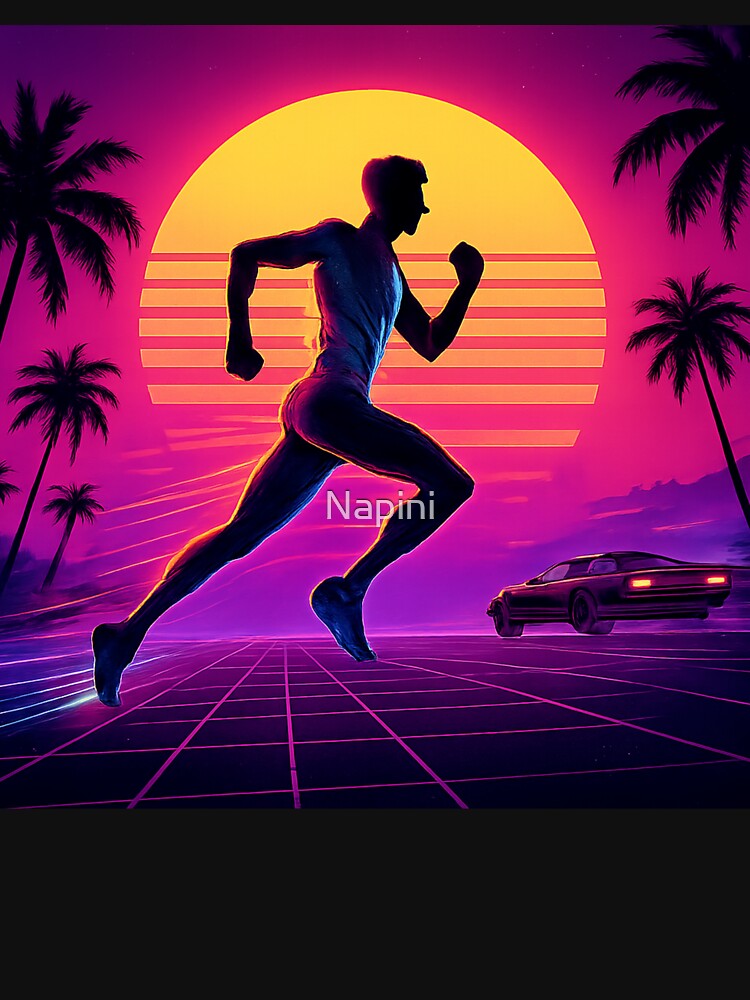 Synthwave Sunset Runner – Neon Escape by Napini
