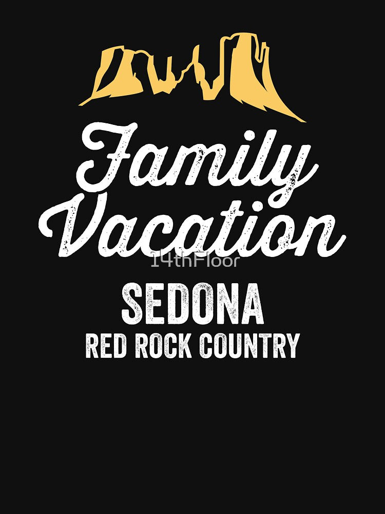 Sedona Arizona Family Vacation Shirt Red Rocks by 14thFloor