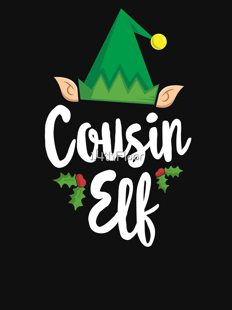 Uncle Elf Christmas T-Shirt Matching Family Festive Gift by 14thFloor