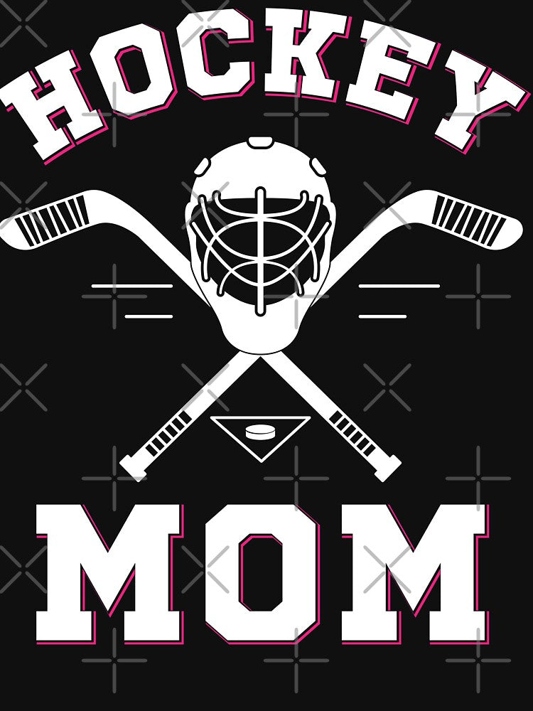 Hockey Mom Winter sports Ice Hockey Mother Gifts by rifatart