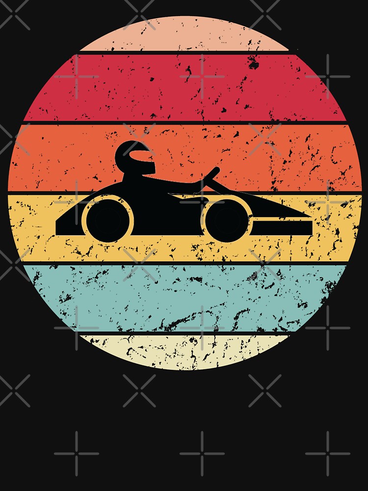 Vintage Retro Carting Racer, Funny Go Kart, Go karting, Funny racing by Aerial Addicts