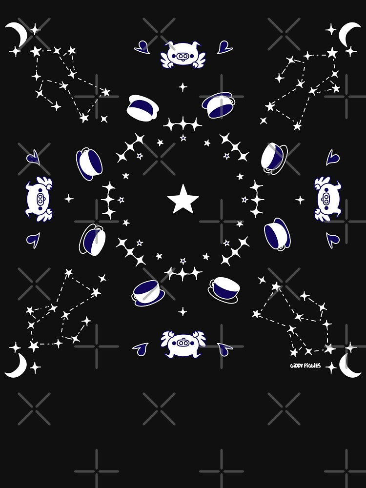 Giddy Piggies Coffee Star Bandana by Giddy Piggies