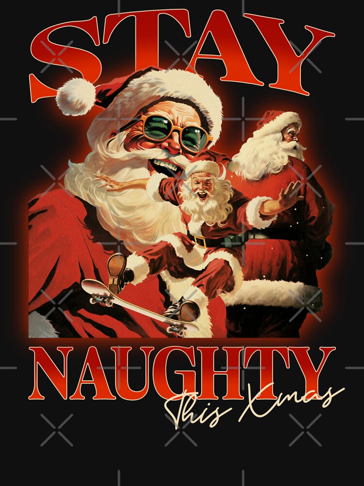 Naughty Santa Claus, Vintage Style Santa by Mariana Piana