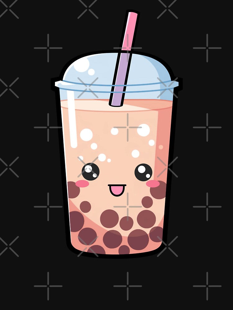 Kawaii Boba Tea Orange - Anime Shirt by KAIGAME Art