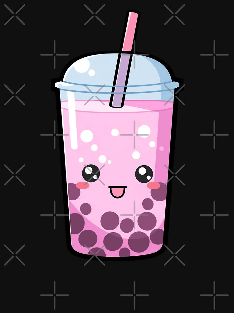 Kawaii Boba Tea Pink - Anime Shirt by KAIGAME Art