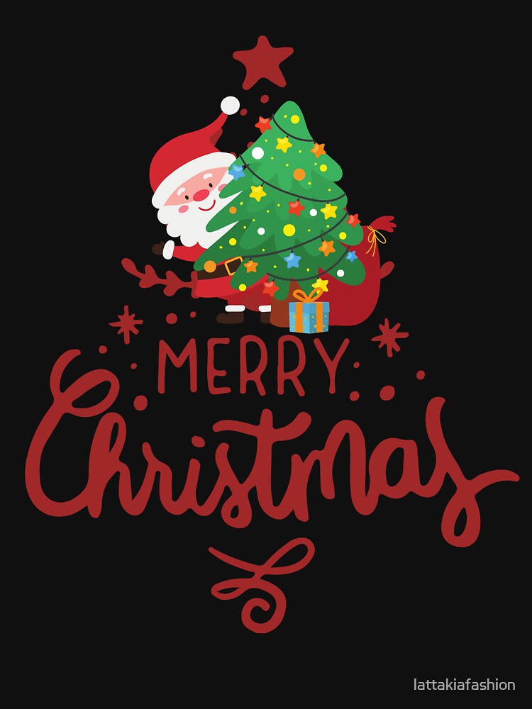 Santa Claus classic t-shirt and Sticker by lattakiafashion