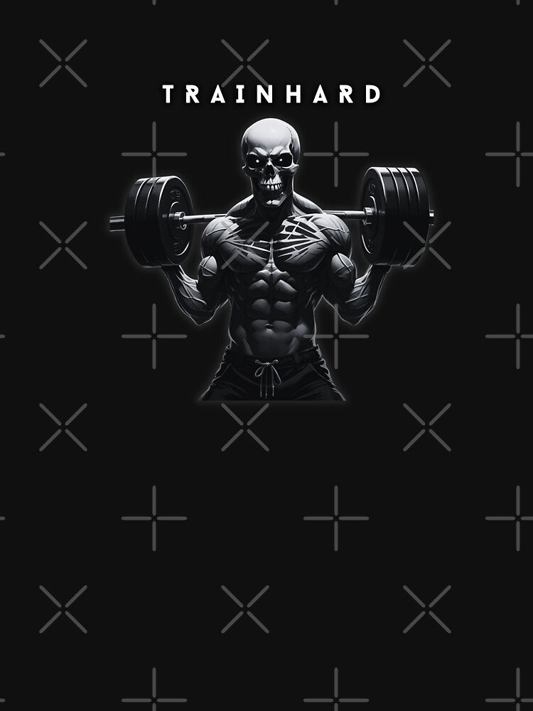 Dark Skull Barbell – Hardcore Weightlifting Design by TrainHardCo