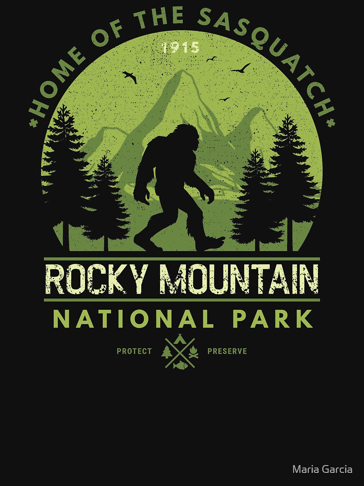 Rocky Mountain National Park Home of the Sasquatch by Maria Garcia