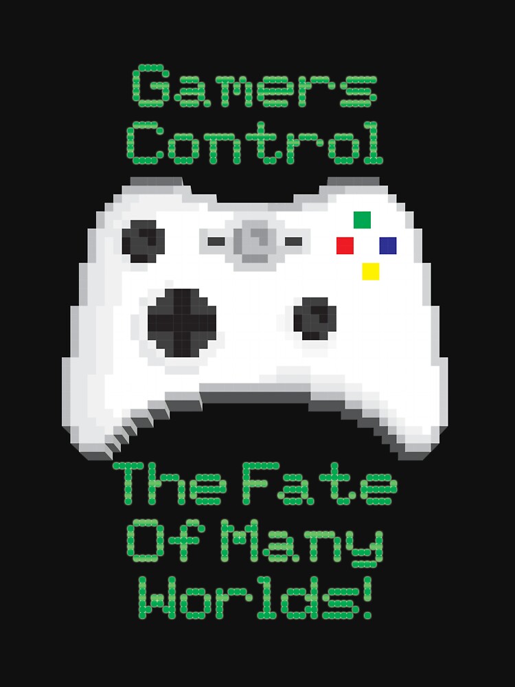 Gamers Control Fate – 8-Bit Video Game Design by andabelart