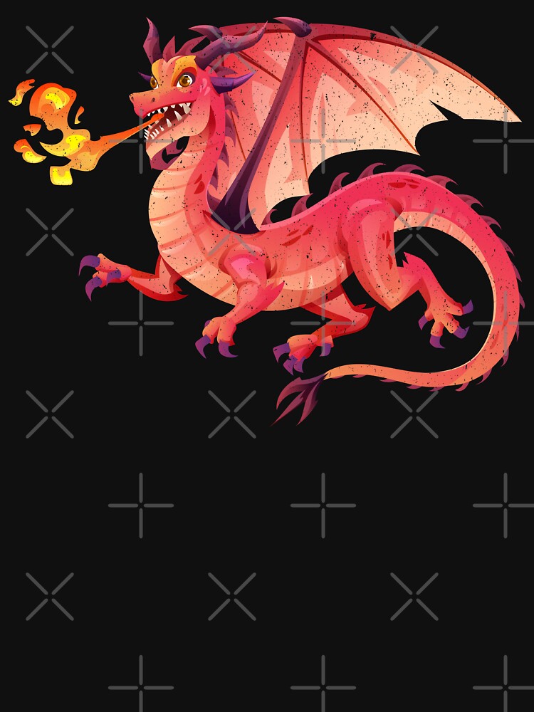 Fire Breathing Red Dragon by RoleplayRealm