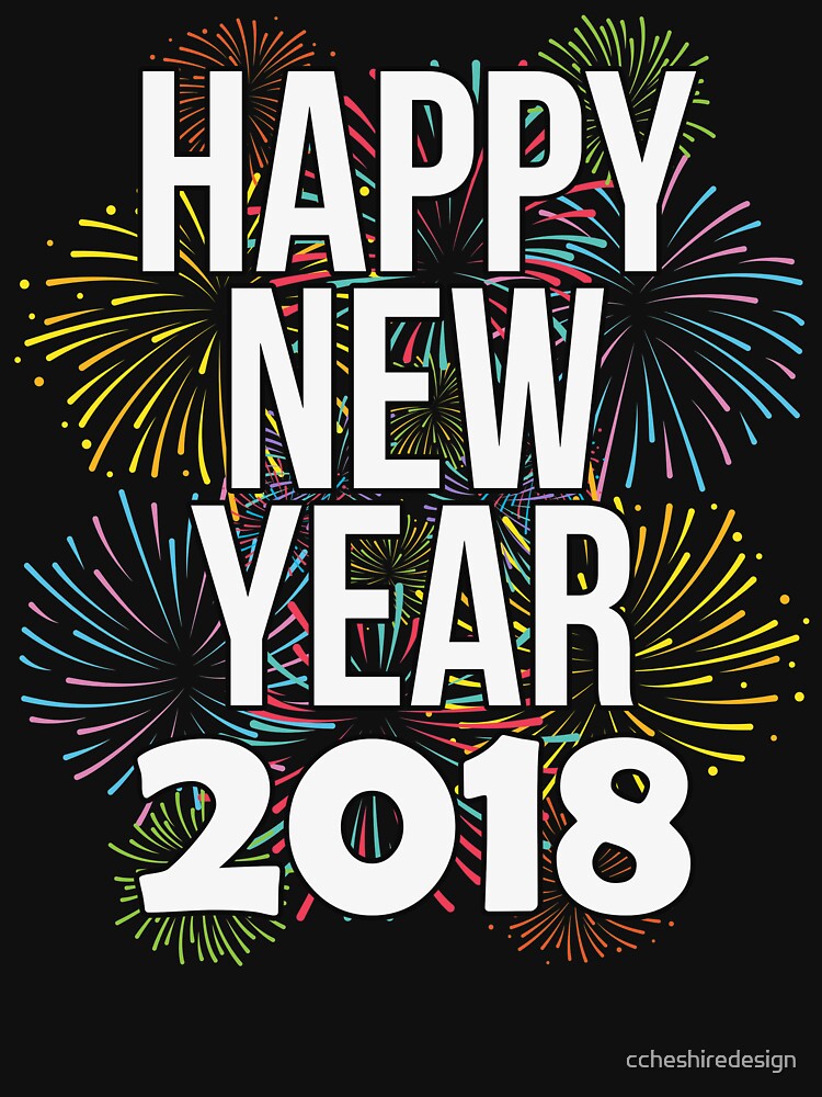 Happy New Year 2018 by ccheshiredesign