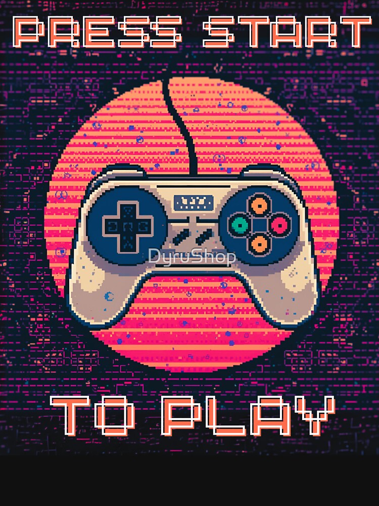 Retro Gaming Pixel Art by DyruShop