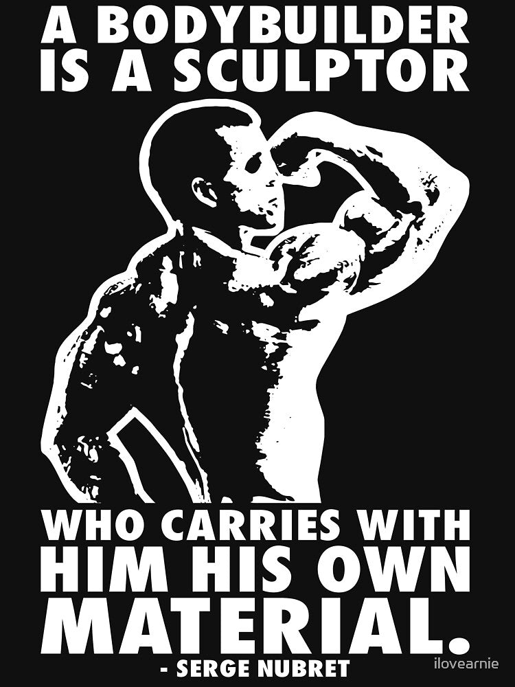 A Bodybuilder Is A Sculptor (Serge Nubret) by ilovearnie