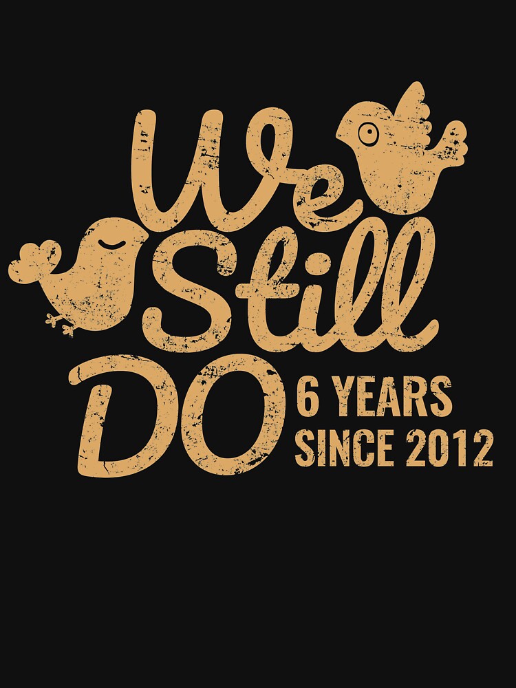 Wood Wedding Anniversary Gift Tee Five Years of Marriage Couple T-shirt, Phone Cases And Other Gifts by MemWear