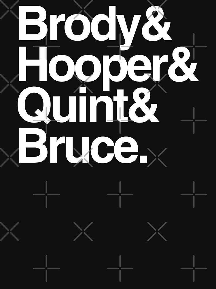 Jaws - Brody and Hooper and Quint and Bruce by njmclean