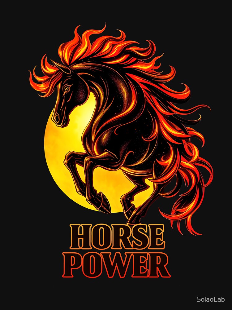 Fire Horse Power - Animal Symbolism by SolaoLab