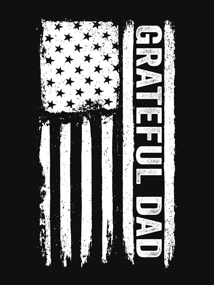 Grateful Dad Patriotic USA Father's Day Grateful Dad Gear by DynamicDesign