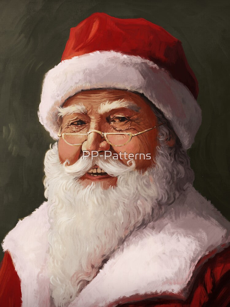 Oil painting of Santa Claus by PP-Patterns