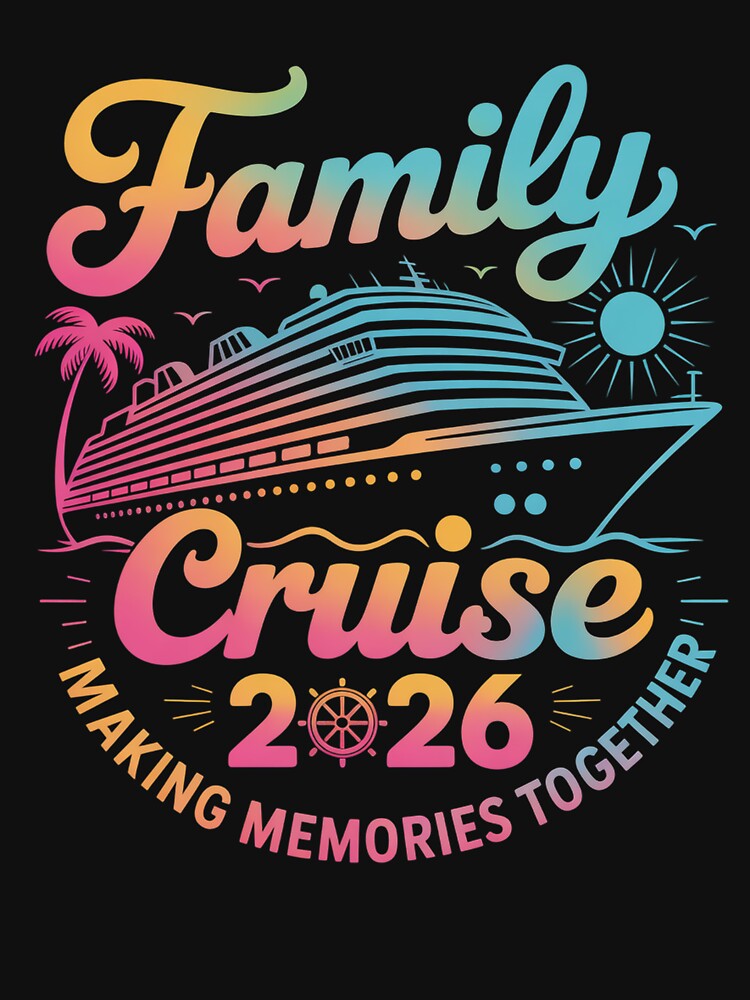 Family Cruise 2026 Summer Vacation Matching Family Cruise by NewIdeasSArt