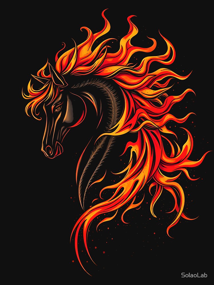 Chinese New Year Fire Horse by SolaoLab