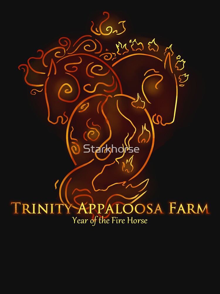 Trinity Appaloosa Farm 2026 Logo Year of the Fire Horse by Starkhorse
