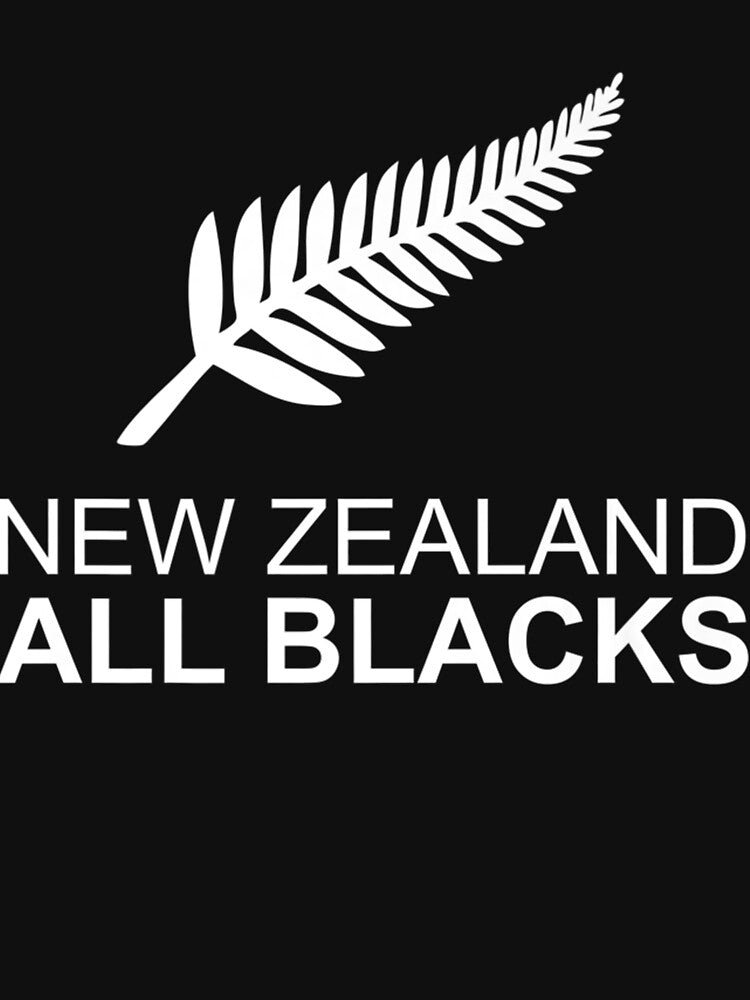 New Zealand Fern AB Rugby Fan by HannaFuhrmann