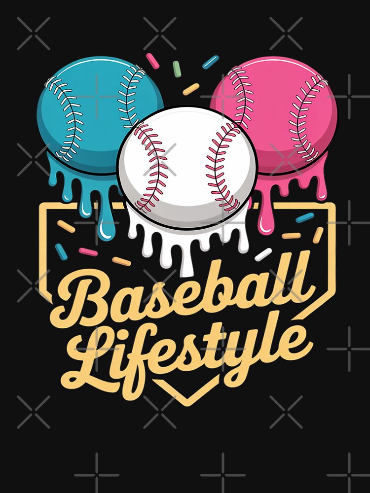 Baseball Lifestyle 101 Apparel Youth Baseball Drip Icecream by August4Laughs25