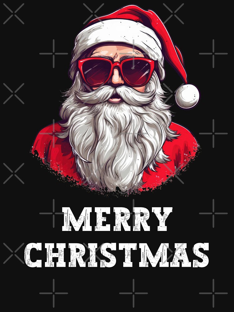 Santa Claus Retro Vintage Merry Christmas by BizKH