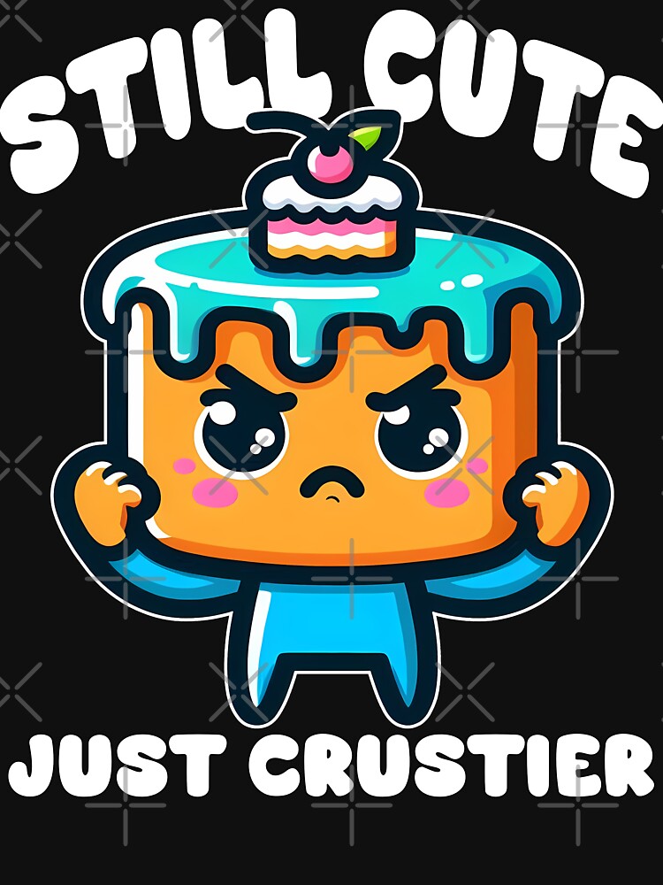 STILL CUTE, JUST CRUSTIER - BIRTHDAY GIFT by KEF Custom