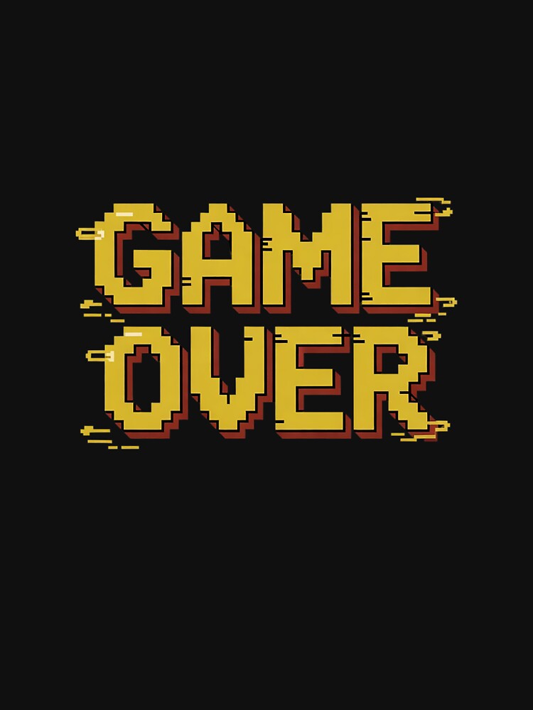 Game Over Arcade Video Games Gaming by Belkisallen