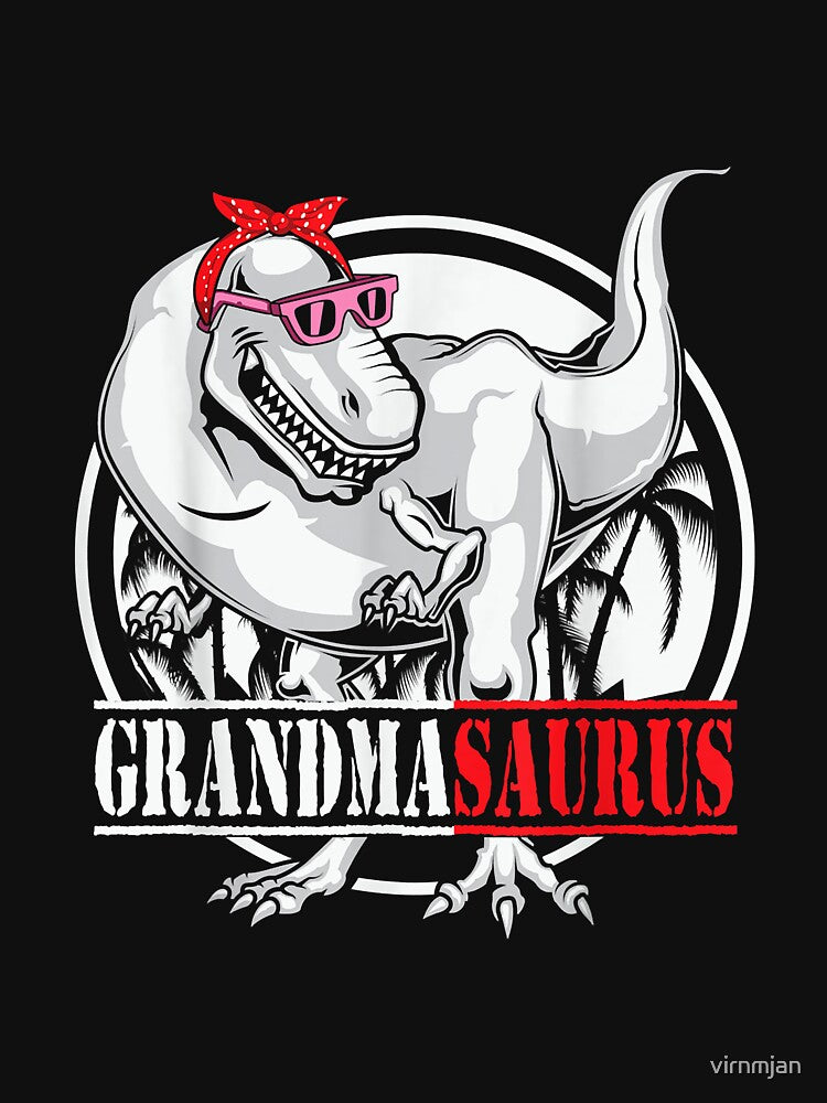 Grandmasaurus Dinosaur Rex Mother's Day Family Matching by virnmjan