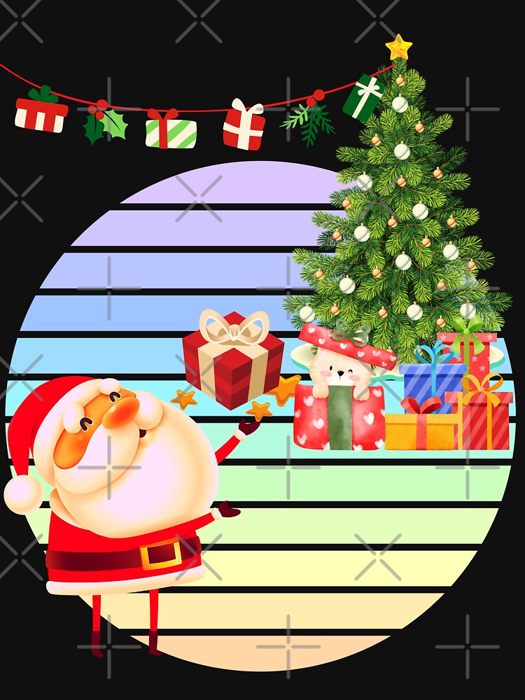 vintage santa claus by Sasidenidesign