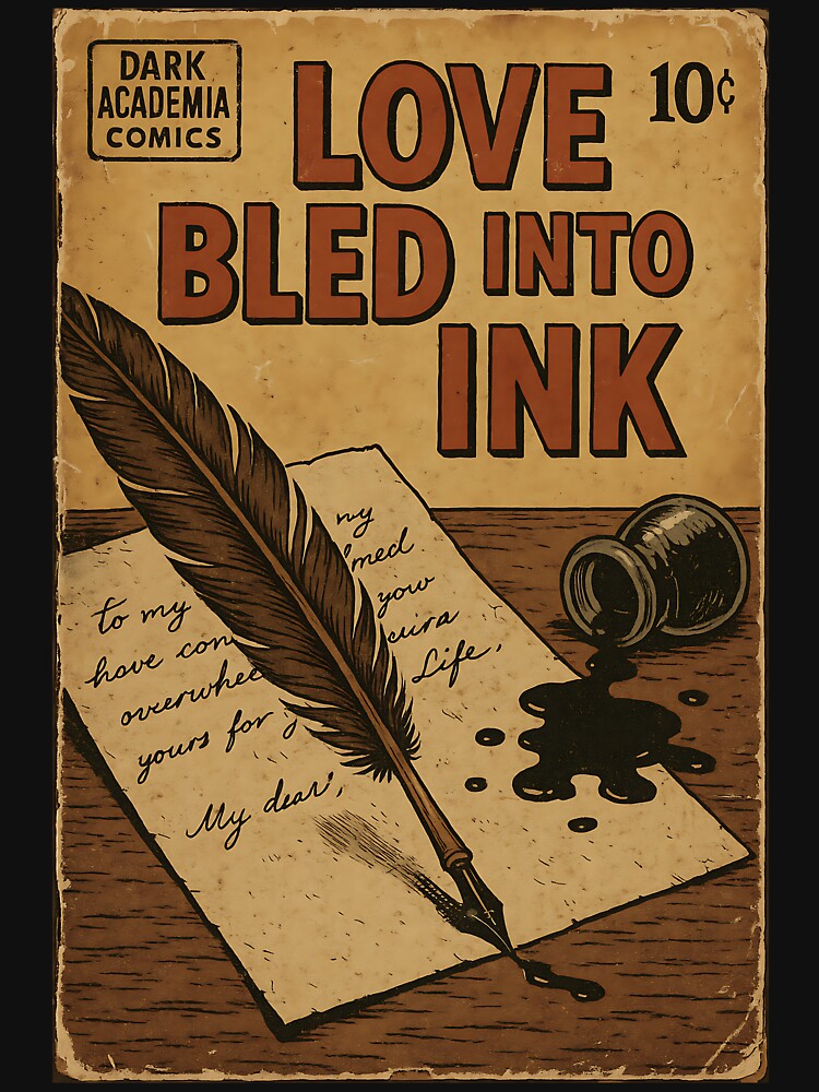 Gothic Dark Academia: Love into ink by bapupa