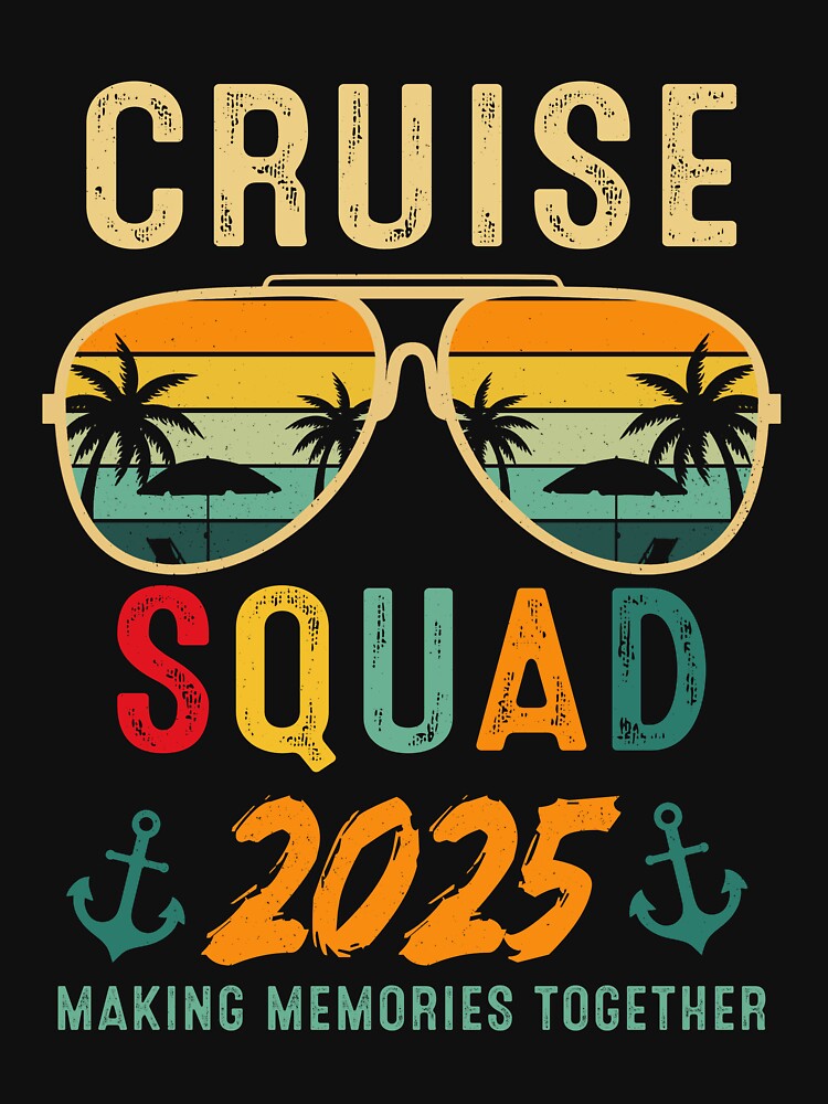 Cruise Squad 2025 Shirts, Family Vacation Matching Shirts, Cruise Squad 2024, Summer Shirt, Family Matching Vacation Shirts, Cruise Tees by Beck-wen