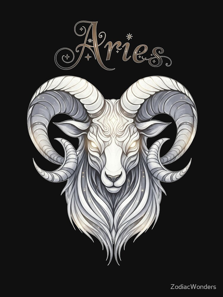 Celestial Aries Ram Spirit by ZodiacWonders