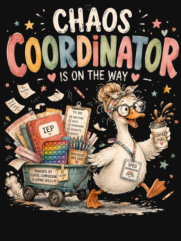 Chaos Coordinator Is On The Way New Mom Gift by Enamy-DaD