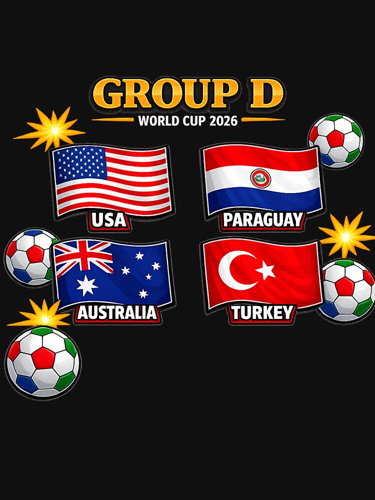 Group D – World Cup 2026 Flags by Andromedaseeds