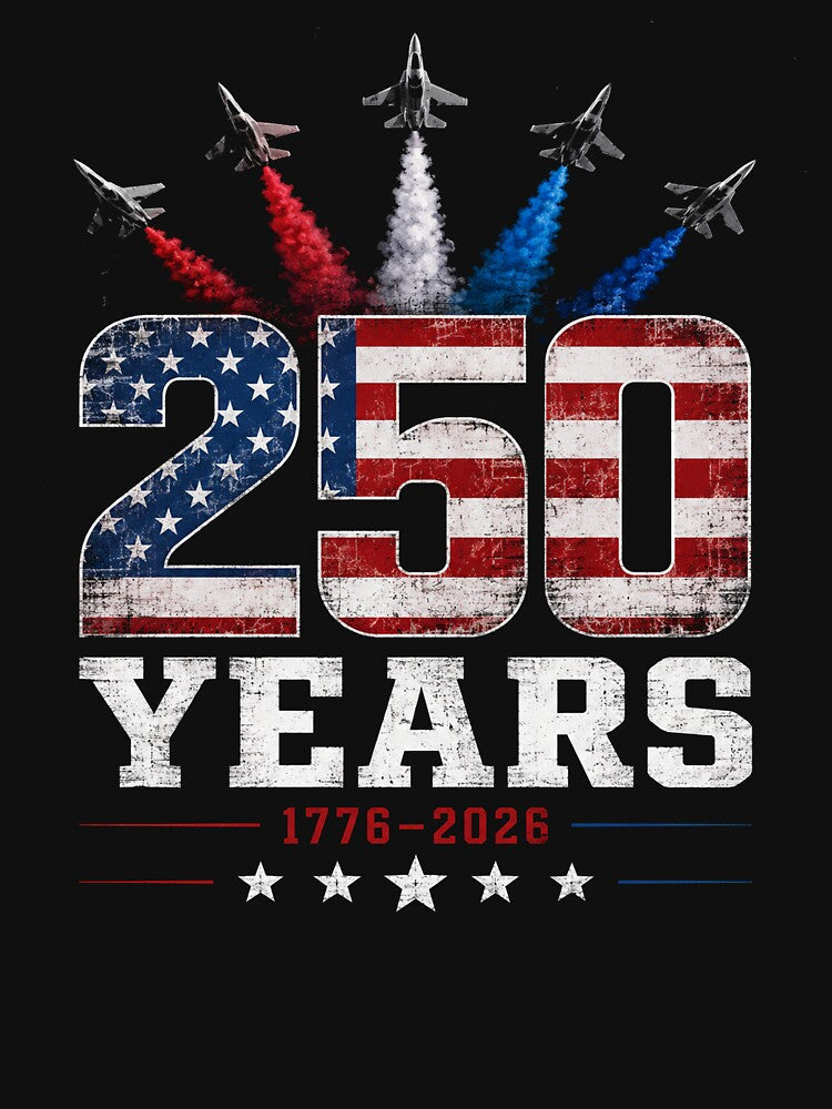 250th Anniversary USA Patriotic 250 Years American 4th July by Kladhadredo