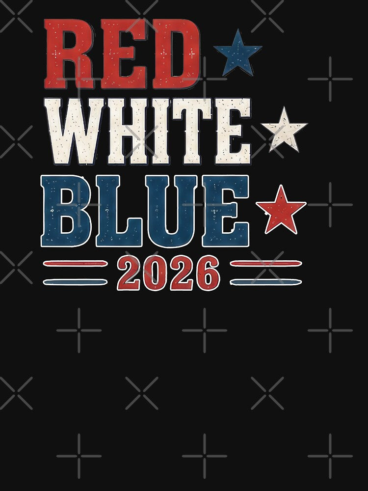 Red White Blue 2026 Shirt – Patriotic America 250 Celebration Tee by DyfunctionalTee