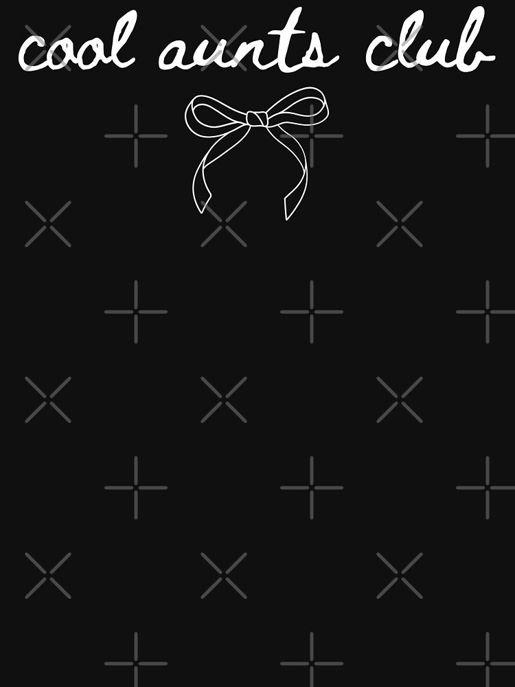 Cool Aunts Club Coquette Bow New Aunt Announcement by FreshVibe Prints