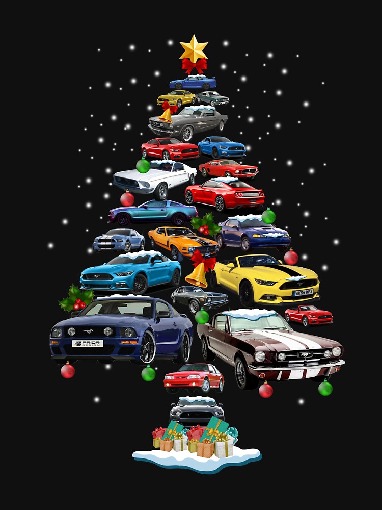 Mustang-Car-Christmas-Tree-Shirt by SONHUYENMIN