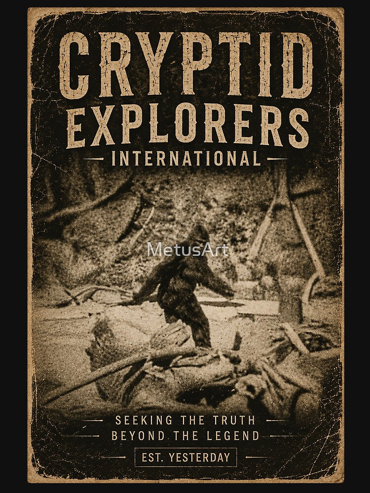 Cryptid Explorers International - Sasquatch by MetusArt