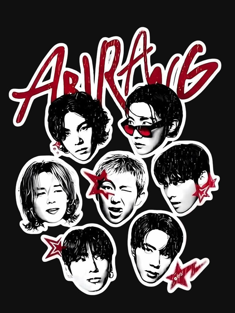 Arirang BTS Pop Art Stickers by moamaxshop
