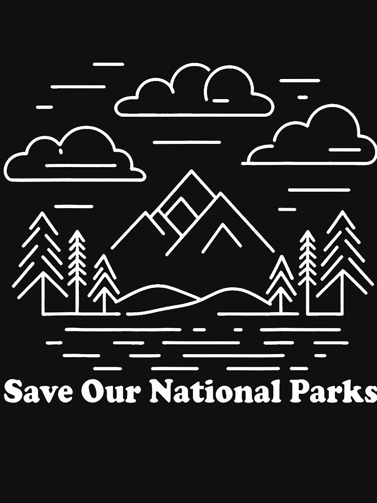Save Our National Parks Shirt Hiking Camping Souvenir by DesireeAngela1