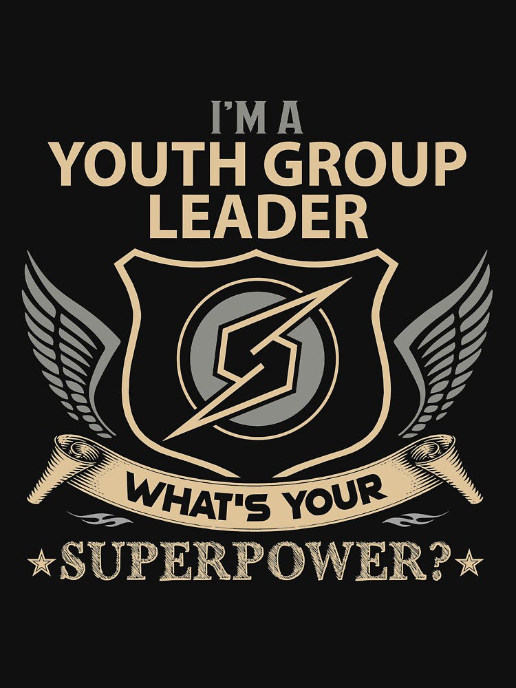 Youth Group Leader T Shirt - Superpower Job Gift Item Tee by bramlettaw